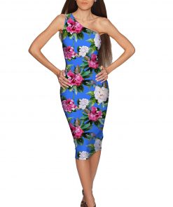 Aquarelle-Layla-One-Shoulder-Dress-Women-Blue-Pink-Green-WD1-P0087XS