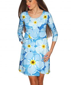 Forget-Me-Not-Gloria-Empire-Waist-Dress-Women-Blue-WD5-P0010B-image-1