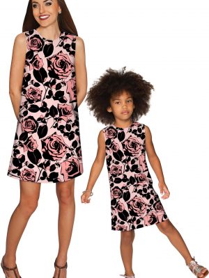 Mommy And Me Flirty Girl Adele Shift Dress Pink Black Gd14 P0029s Wd14 P0029s 290c3ed7 C3bb 4055 B4b9 79e1cec91e31