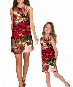 Mommy And Me Free Spirit Adele Shift Dress Red Beige Green Gd14 P0090b Wd14 P0090b D2e17176 053c 4fdd B1d2 549e00160a26