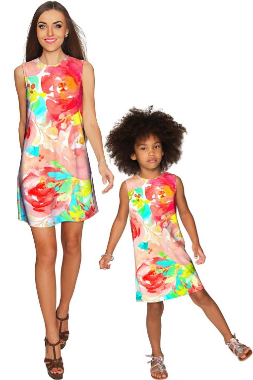 Mommy-and-Me-Good-Idea-Adele-Shift-Dress-Pink-Green-WD14-P0032B-GD14-P0032B_0fca7ff2-f300-4843-a895-026a71f78803
