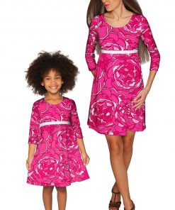 Mommy-and-Me-Peony-Blaze-Gloria-Empire-Waist-Dress-Fuchsia-Pink-GD5-P0007B-WHITE-WD5-P0007B-WHITE_f3080d43-585d-4180-a3e7-1843696da431