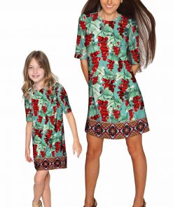 Mommy And Me Toscana Grace Shift Dress Green Red Gd13 P0086s Wd13 P0086s A1cbc92b 90c8 4b63 Bd29 97ed21a699dd