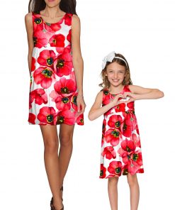 Mommy And Me Tulip Salsa Sanibel Empire Waist Dress Red White Gd6 P0049s Wd6 P0049s 6064b0bd 91d0 4f5c 922c B0b236564843