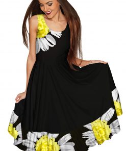 Oopsy Daisy Vizcaya Fit Flare Dress Women Black White Wd8 P0050b Black Image 1