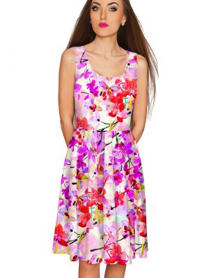 Orchid-Caprice-Mia-Fit-_-Flare-Dress-Women-Pink-Purple-WD7-P0052B-image-1