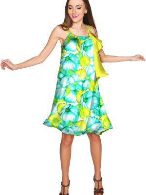 Sunny-Day-Melody-Chiffon-Dress-Women-Mint-Green-Yellow-WD3-P0051S-Lime-Tart