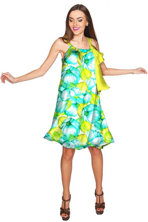 Sunny-Day-Melody-Chiffon-Dress-Women-Mint-Green-Yellow-WD3-P0051S-Lime-Tart