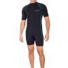Mens UV Protection Sunsuit Short Sleeves With Pocket