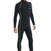 Mens UV Swimsuit With Hood Dive Skin UPF50+ Gold Chlorine Resistant