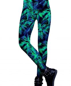 Electric-Jungle-Lucy-Leggings-Women-Navy-Blue-Green-WL1-P0044S-Image-1