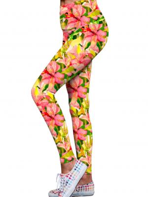Havana-Flash-Lucy-Leggings-Women-Green-Pink-Yellow-WL1-P0042XXS-Image-2