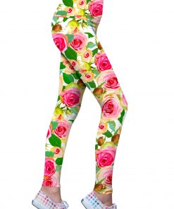Rosarium-Lucy-Leggings-Women-Pink-Yellow-Green-WL1-P0002S-image-1