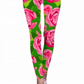 Pink Vibes Lucy Leggings Women Pink Green Wl1 P0027s Image 1