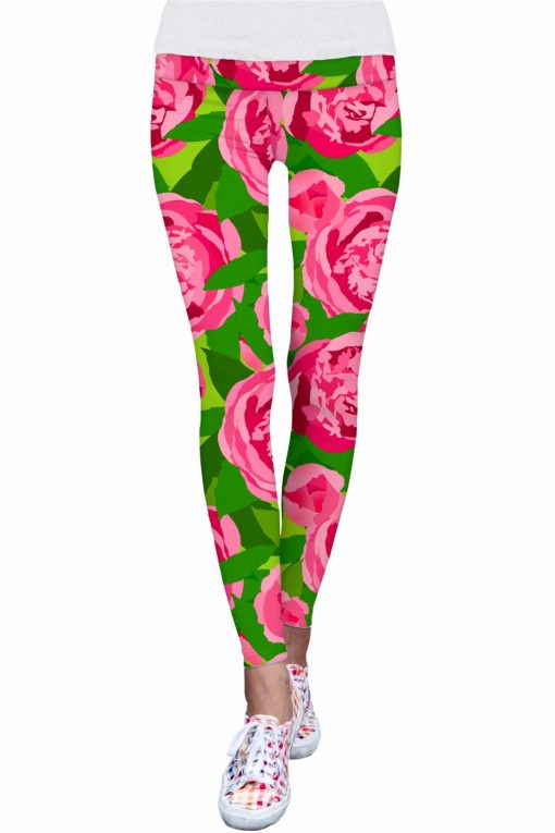 Pink-Vibes-Lucy-Leggings-Women-Pink-Green-WL1-P0027S-Image-1